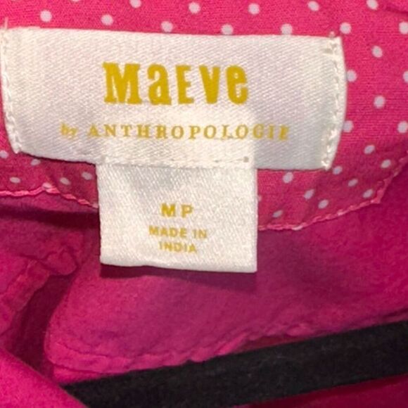 Anthropologie Maeve Relaxed Fit Button Up Shirt - Picture 3 of 4